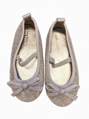 2 for $20🔥Joe Fresh Gray Bow Ballet Flats 6